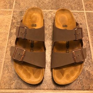 EUC Birkenstock Arizona Birko Flor Mocha 40 N